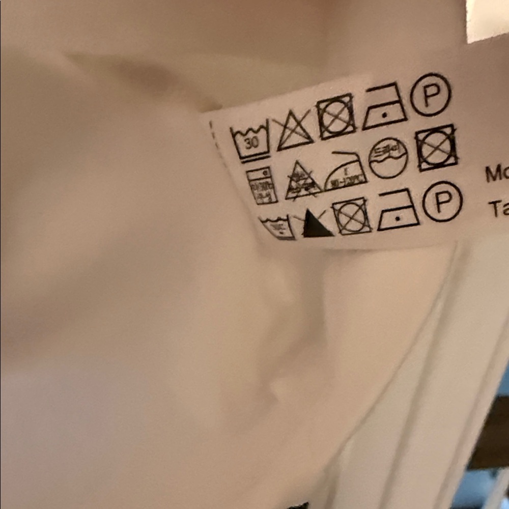 Massimo Dutti Cream Short Sleeve T-Shirt - Picture 3 of 6